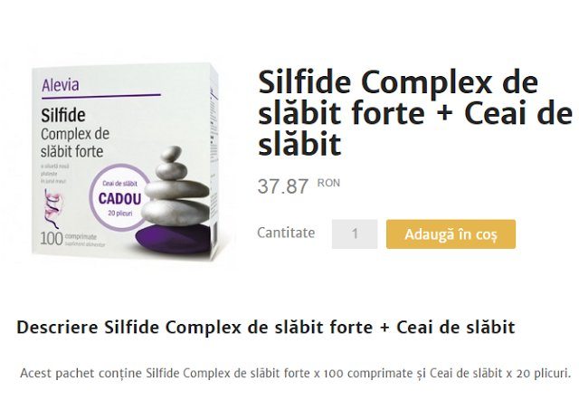 O noua promotie de la Alevia - Silfide forte