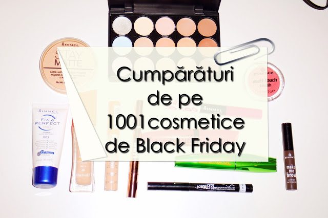 Cumpărături de Black Friday de pe 1001cosmetice.ro