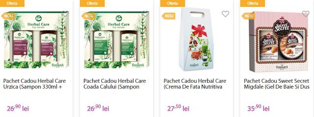 creme naturale set cadou craciun