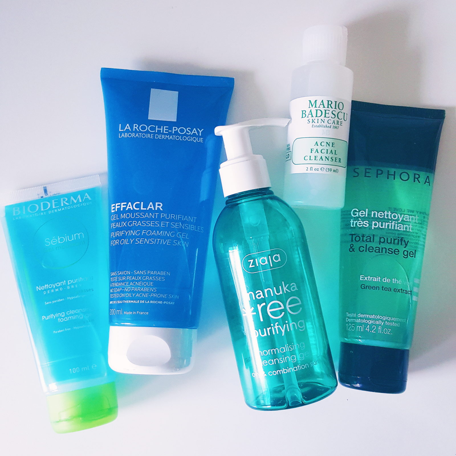 gel de curatare ten mixt normal gras bioderma la roche posay effaclar sebium ziaja sephora mario badescu deboratentis.ro