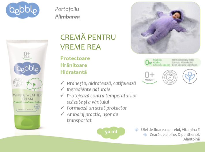 bebble crema vreme rea