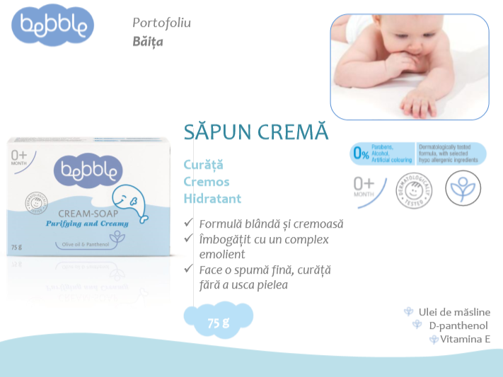 bebble sapun crema