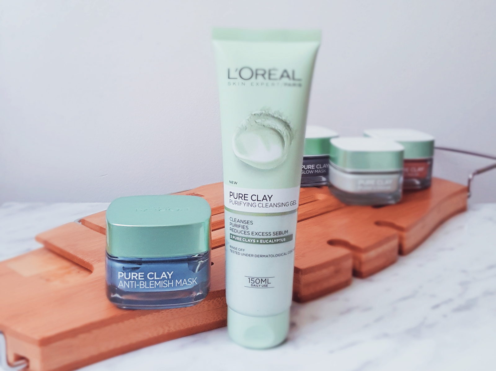 loreal pure clay lansare 2018 masca cu argila gel de curatare cu argila ten acneic pareri pret deboratentis