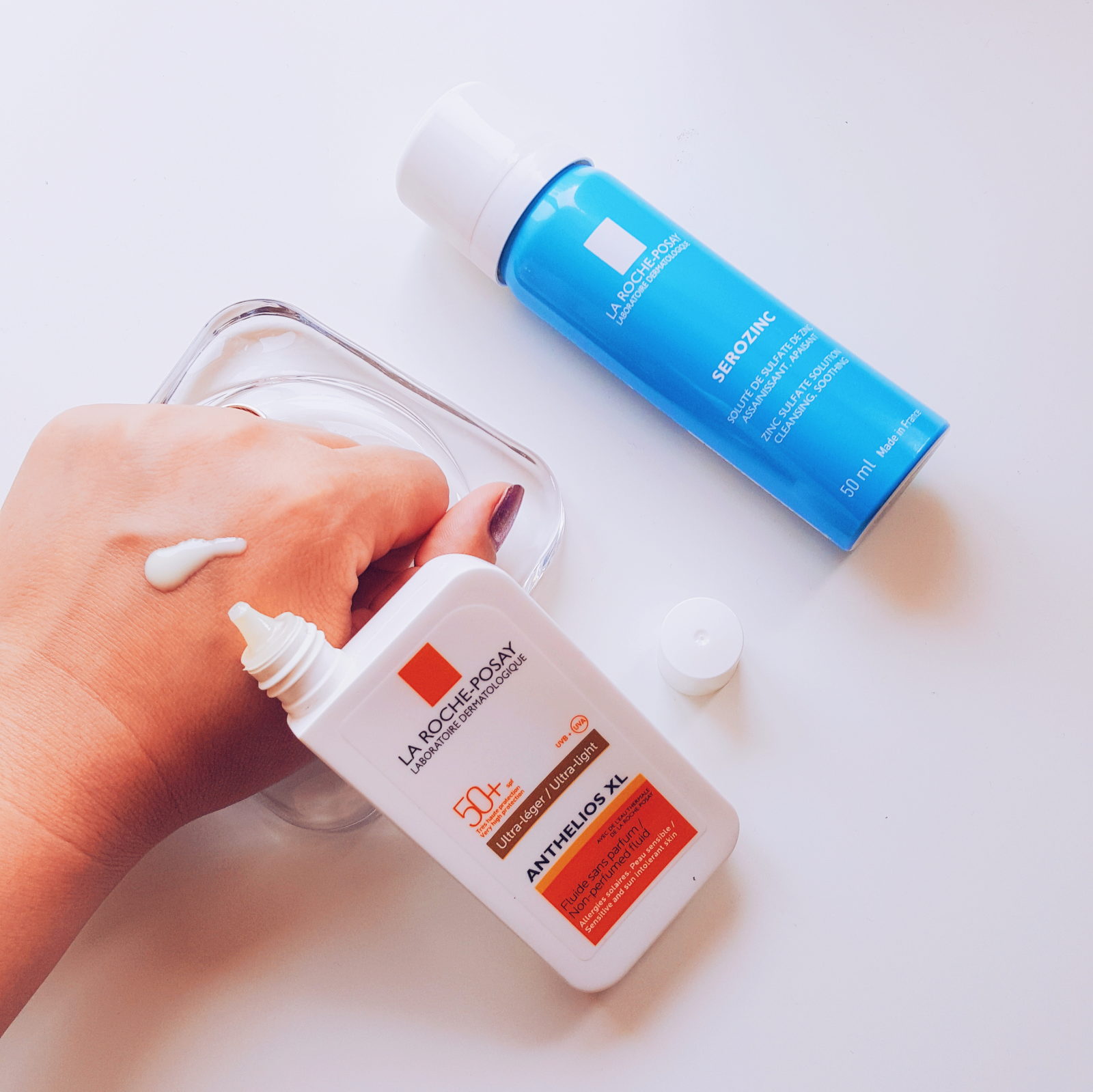 Anthelios xl fluid spf 50, Anthelios XL SPF50 fluid ultra lejer pareri, review, la roche posay, debora tentis